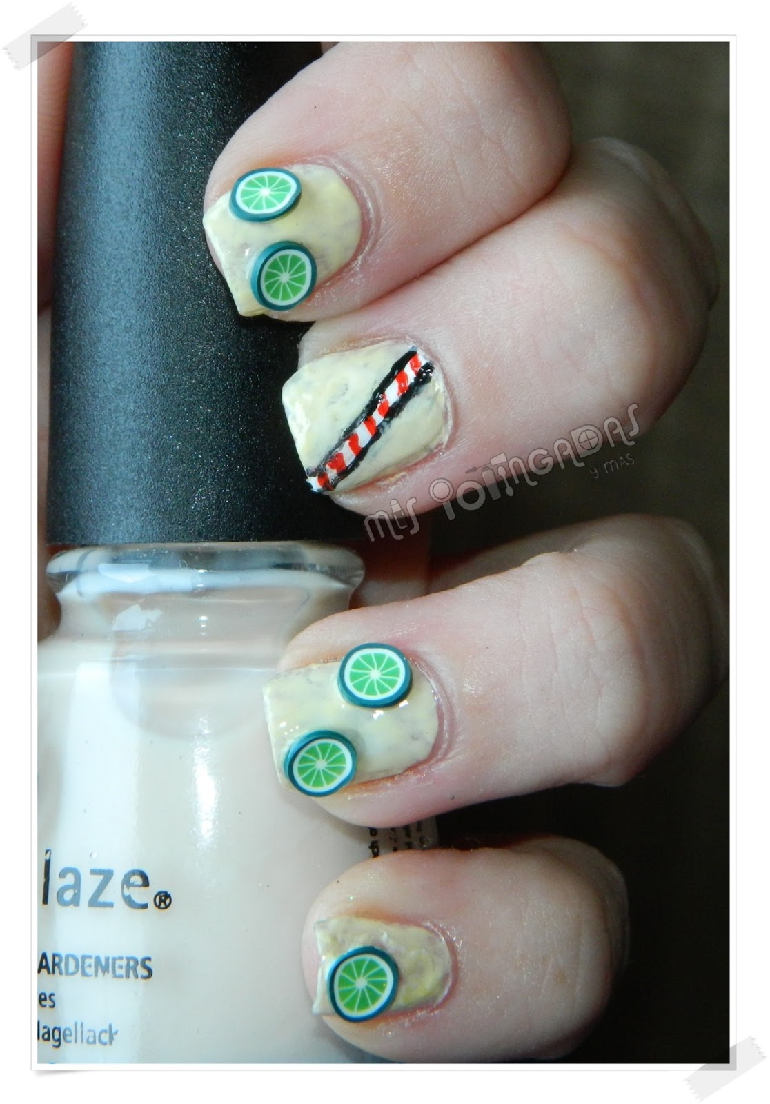 MIS POTINGADAS y ms: Reto Summer Nails | Limonada #5