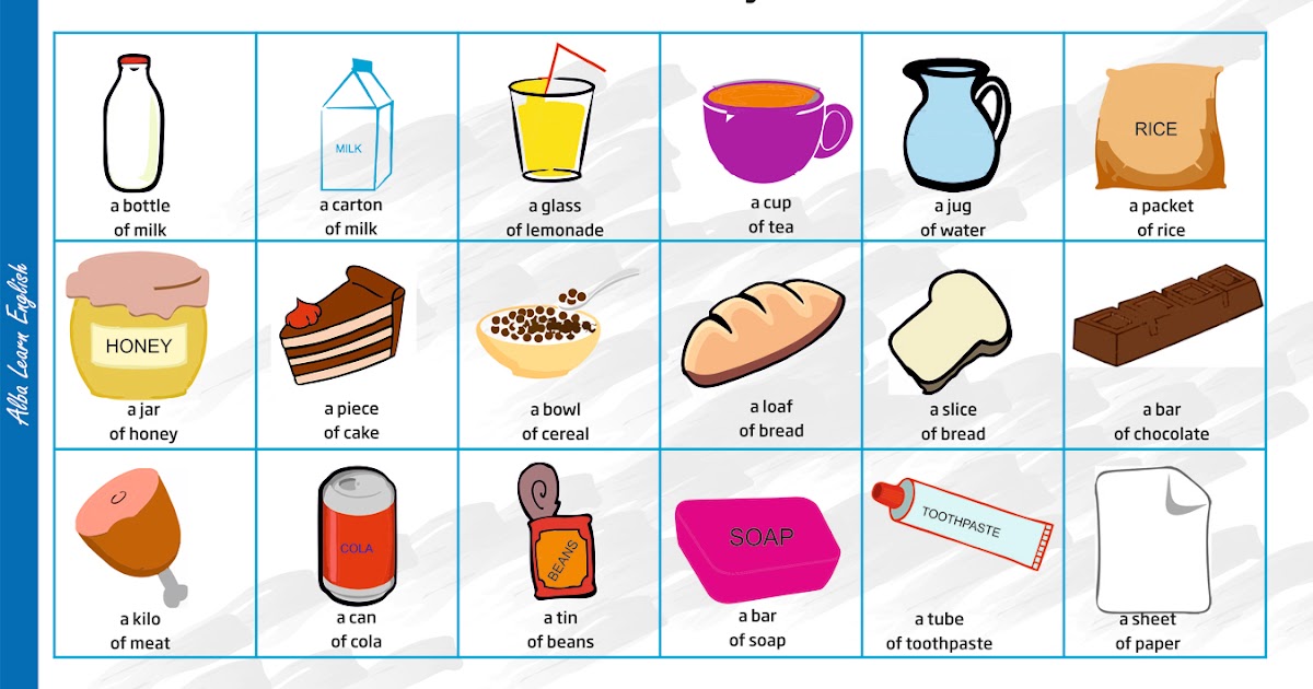 My English Corner for 2nd ESO Containers