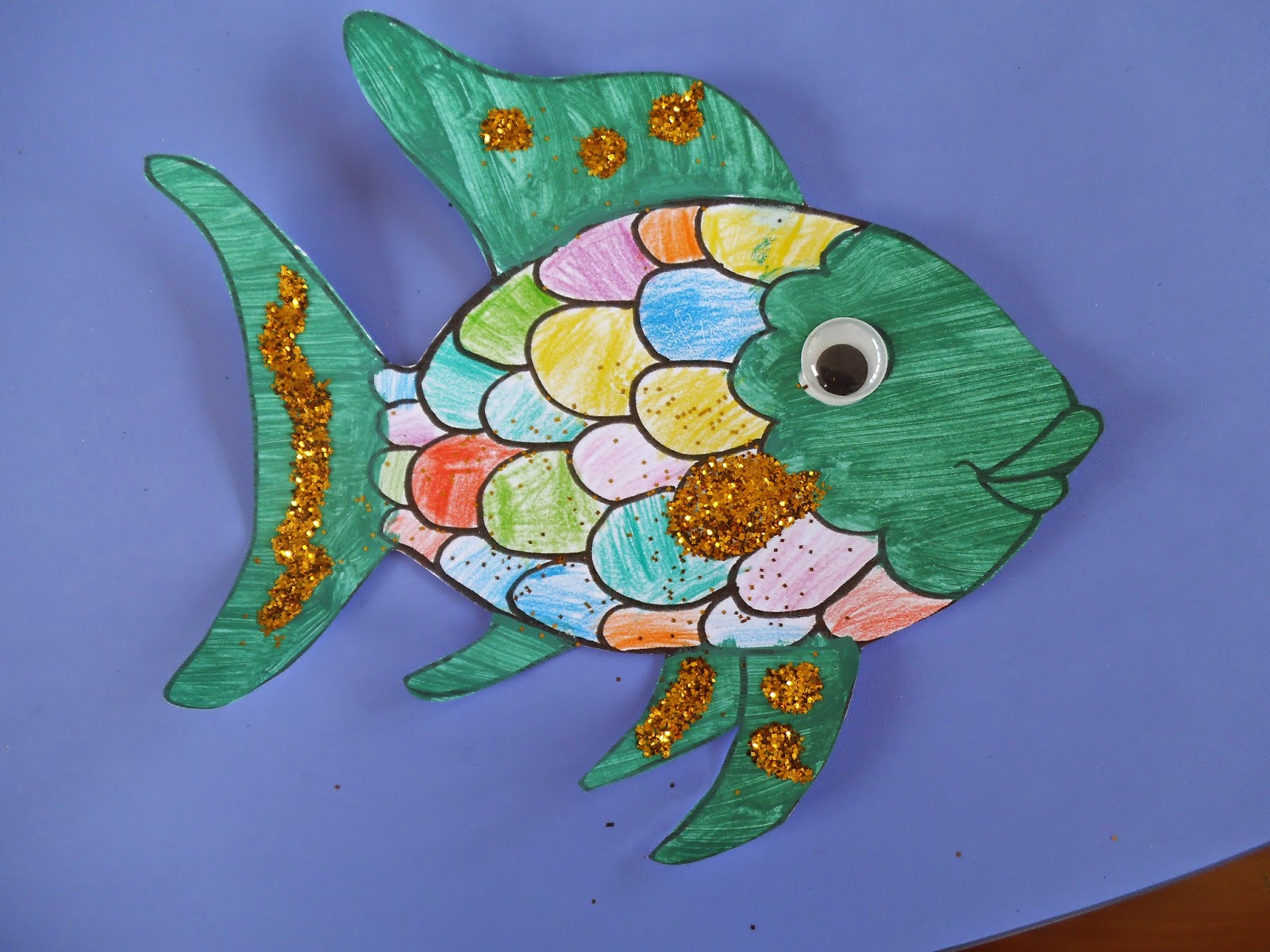 *Brilliant Room B*: Rainbow Fish Art