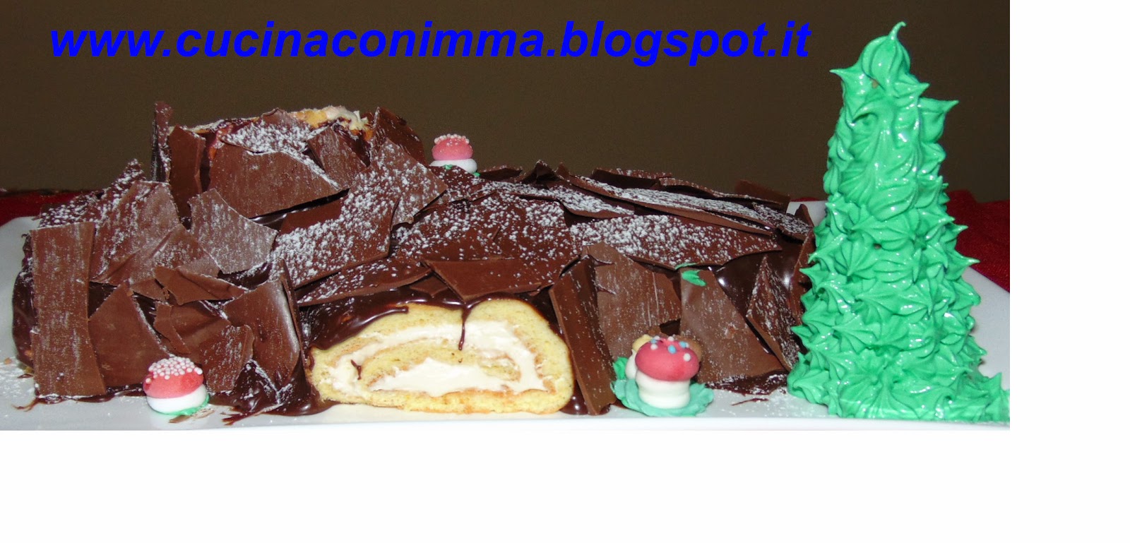 Quanto Costa Un Tronchetto Di Natale.Cucina Con Imma Il Tronco Dei Folletti