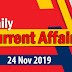 Kerala PSC Daily Malayalam Current Affairs 24 Nov 2019
