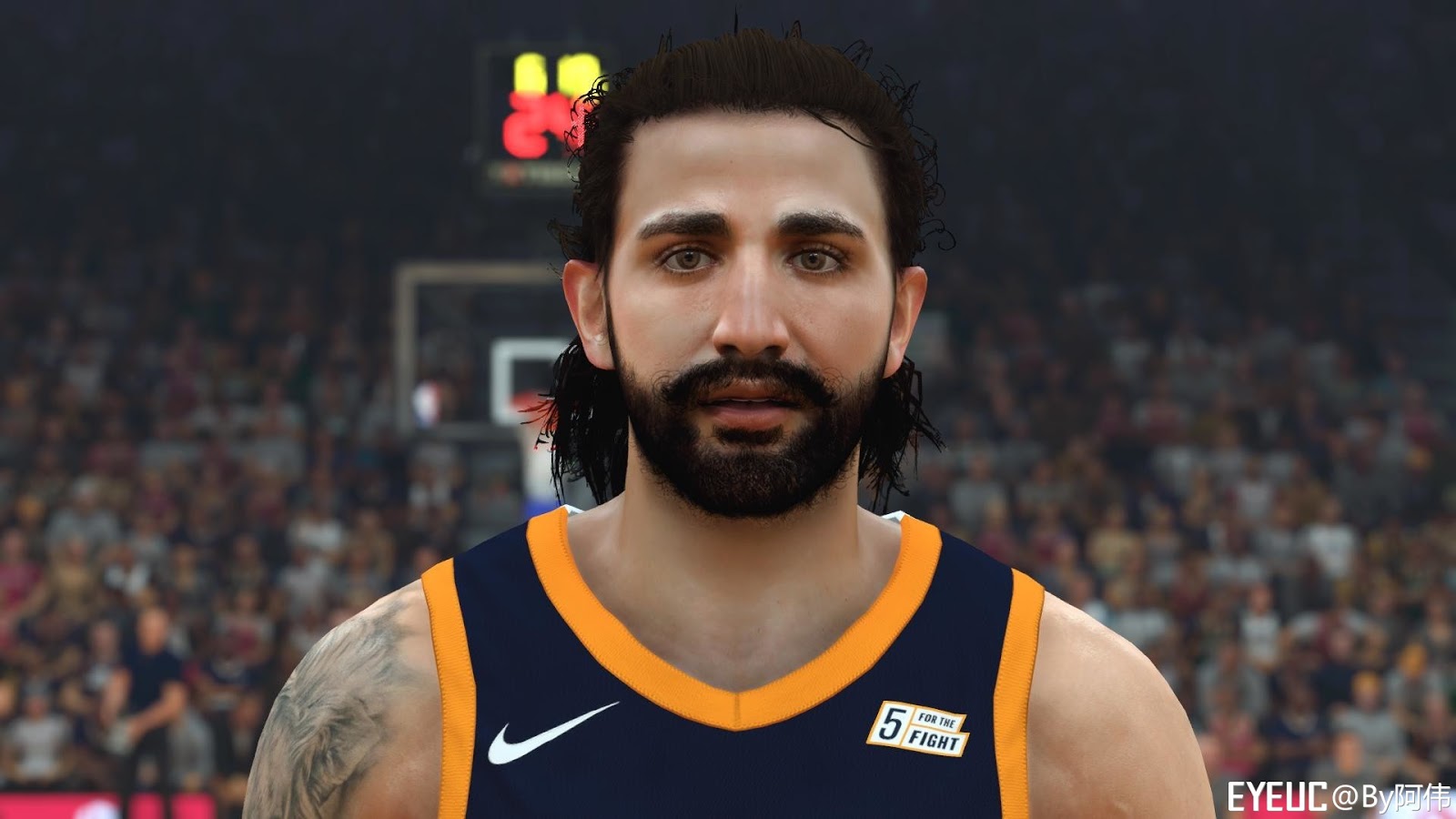 NBA 2K19 - Ricky Rubio Cyberface by 阿伟 - CariTauGame | Download Game PSP PS2 PS3 ...1600 x 900