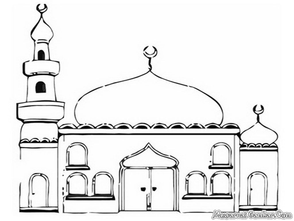 Gambar Masjid Kartun Nusagates