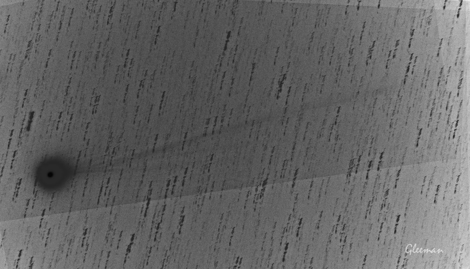 Comet Lovejoy/  Pentax k5, Tamron SP 300 (60B) , O-GPS1 30sec x61  DSS stacked