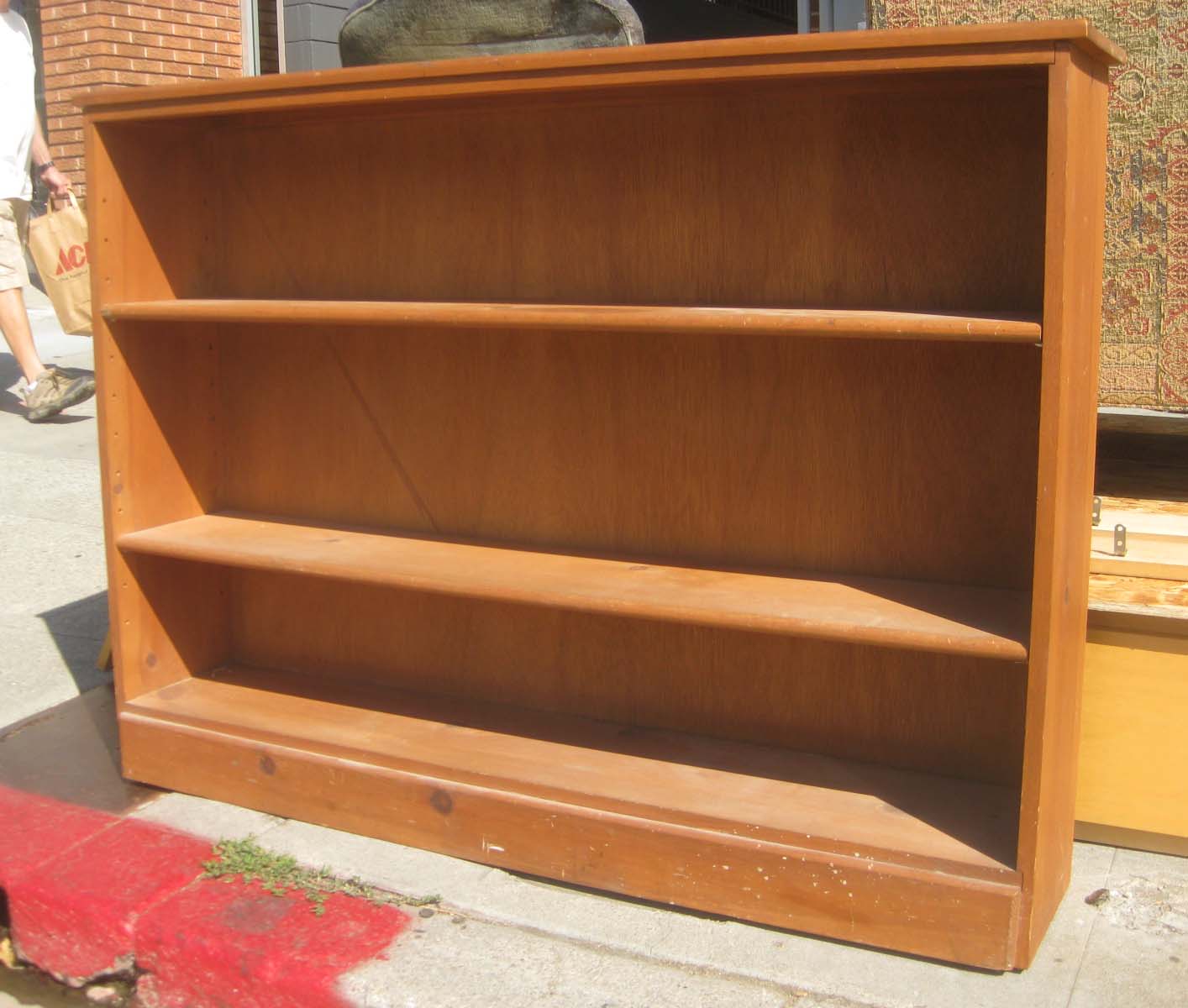 UHURU FURNITURE & COLLECTIBLES SOLD Pine, Adjustable Shelf Bookcase