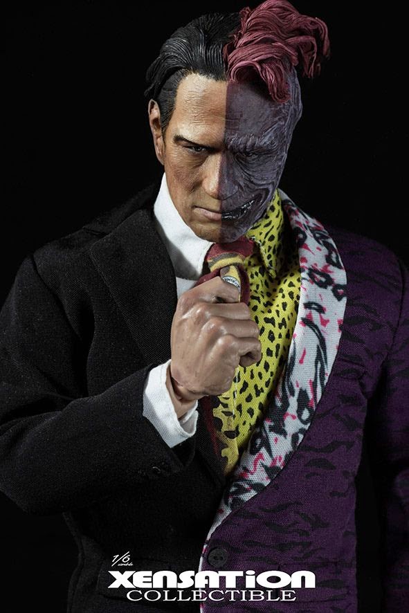 toyhaven: Xensation Toys 1/6 scale Double Face 12-inch figure looks like Tommy  Lee Jones as Two-Face