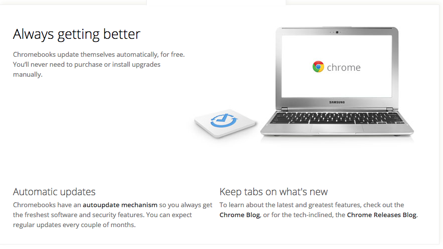 Time to Talk Tech : Remember to turn on that Chromebook at least once