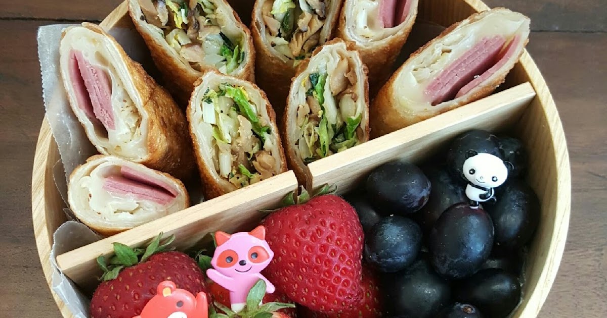 Happy Little Bento Pastrami Egg Roll Eshly Bento