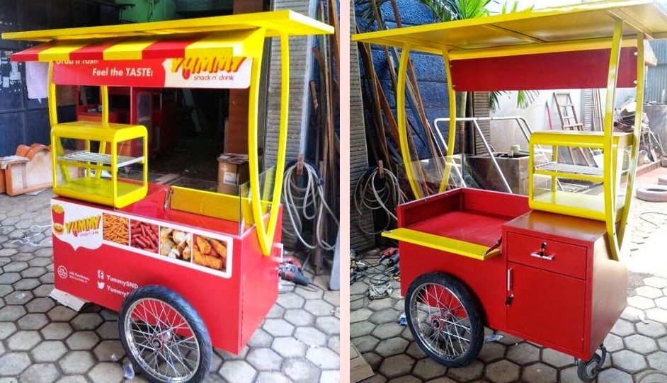 25+ Trend Terbaru Desain Gerobak Bakso Bakar Jeromesitaly