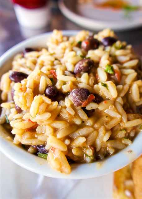 Beans and Rice at The Salty Pelican - Amelia Island, FL Beans and Rice at The Salty Pelican - Amelia Island, FL