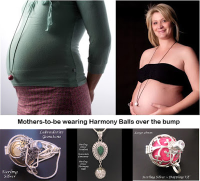 mothers-to-be wearing harmony balls
