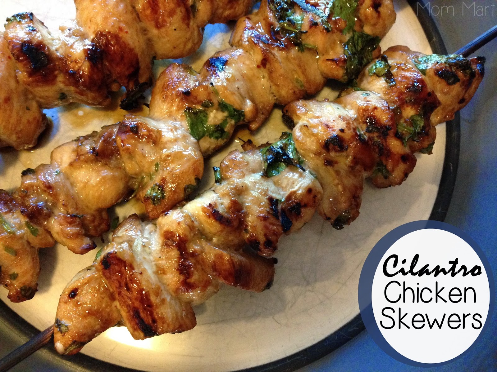 Cilantro Chicken Skewers Recipe #Dinner #Chicken #Recipe #Healthy