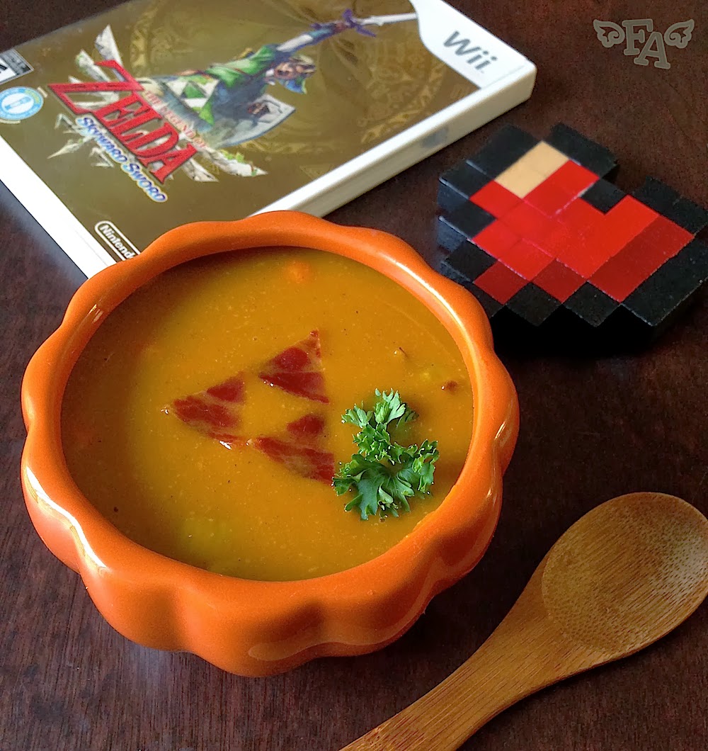 FictionFood Café Pumm's Pumpkin Soup The Legend of Zelda Skyward Sword