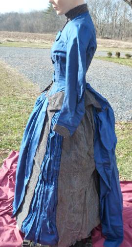 All The Pretty Dresses: Blue 1880's Bustle Era Dress