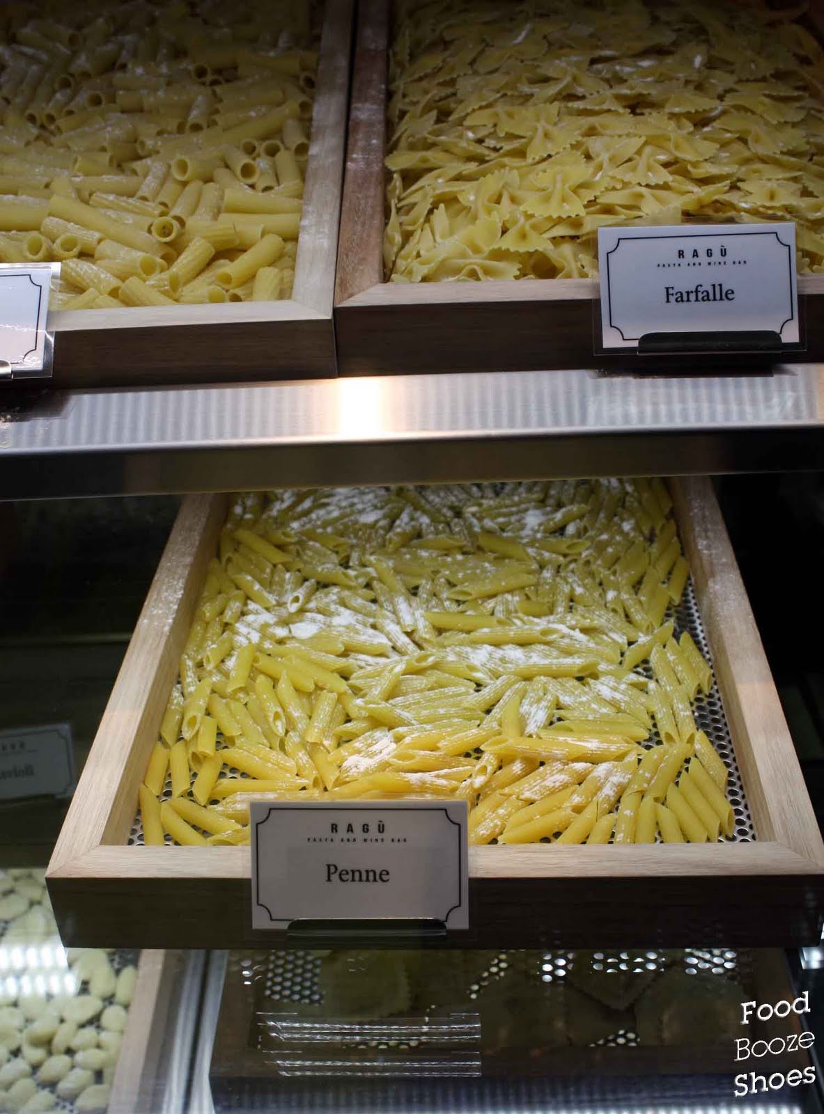 Food, booze and shoes Fresh pasta and antipasti heaven at Ragu Pasta