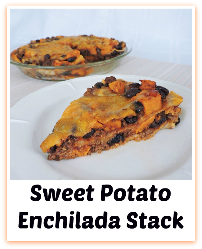 Sweet Potato Enchilada Stack