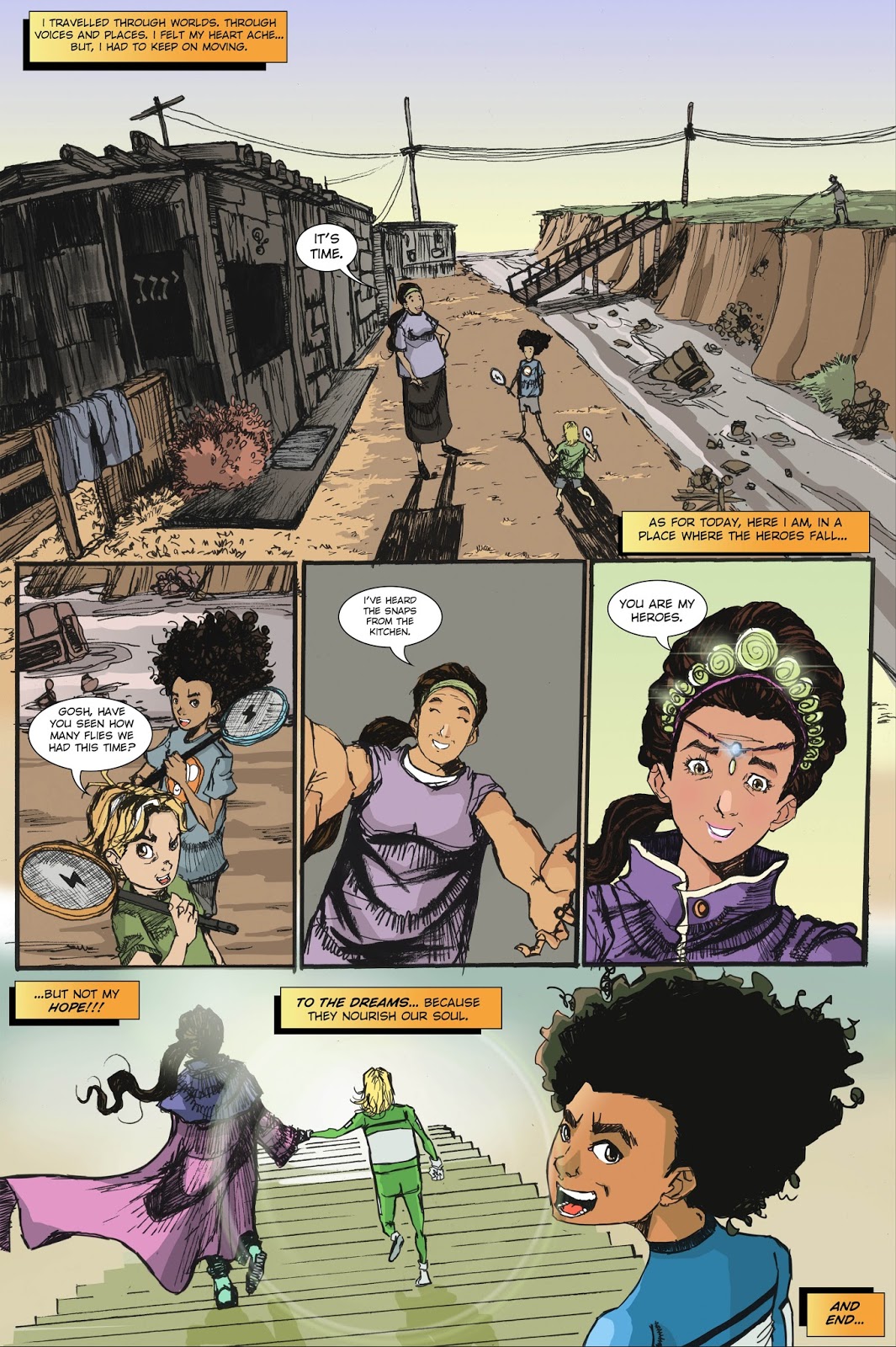 1Invasor Studio: When the Heroes Fall - short comic book