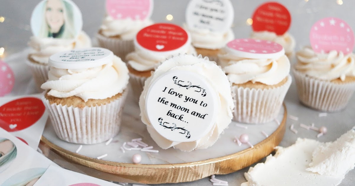 How to personalise your cupcakes with vegan cupcake toppers Ft Just