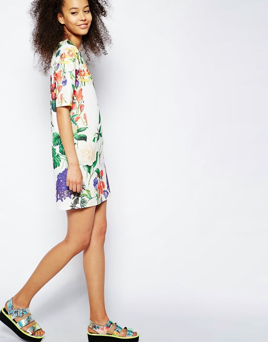 asos petite t shirt dress