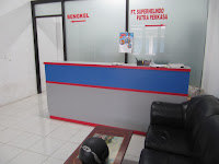 Meja Kasir Front Desk Kantor Kawasan Pergudangan