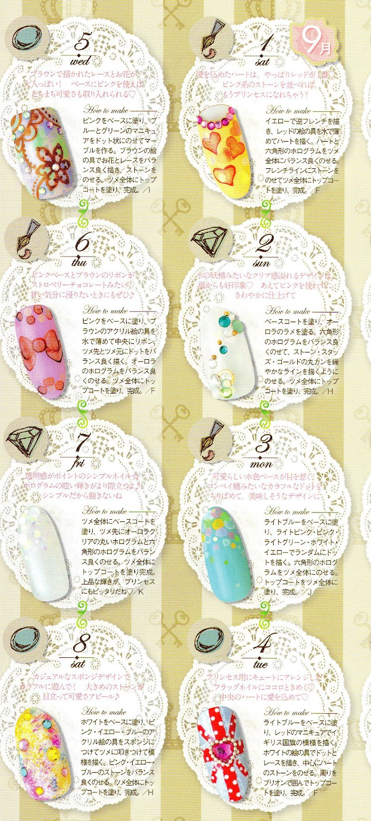 September nail inspiration, 23 nail art ideas Dizzy Miss Lizzi