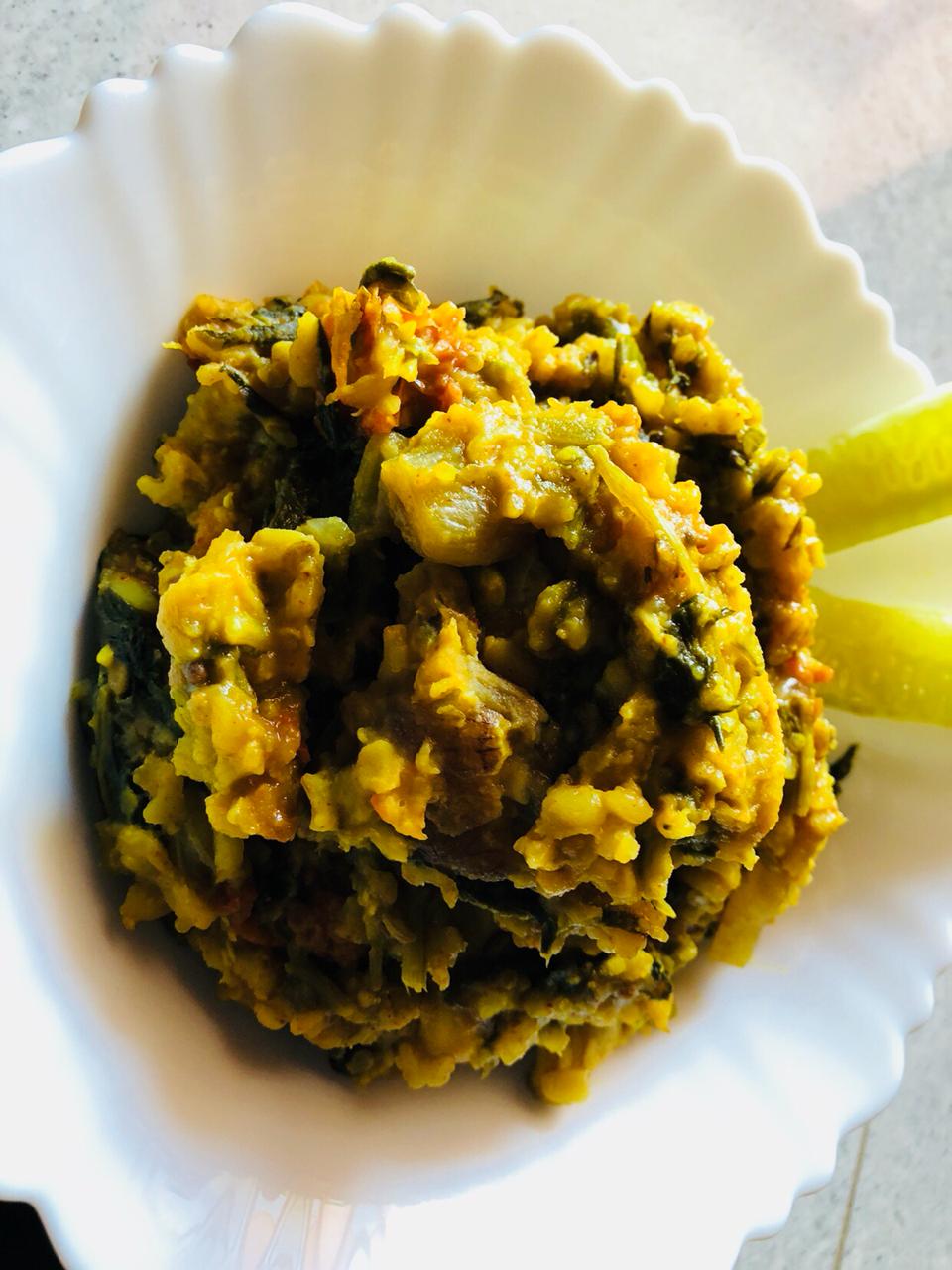 Multidal Quinoa Brownrice Spinach khichdi Indowestern one pot dish