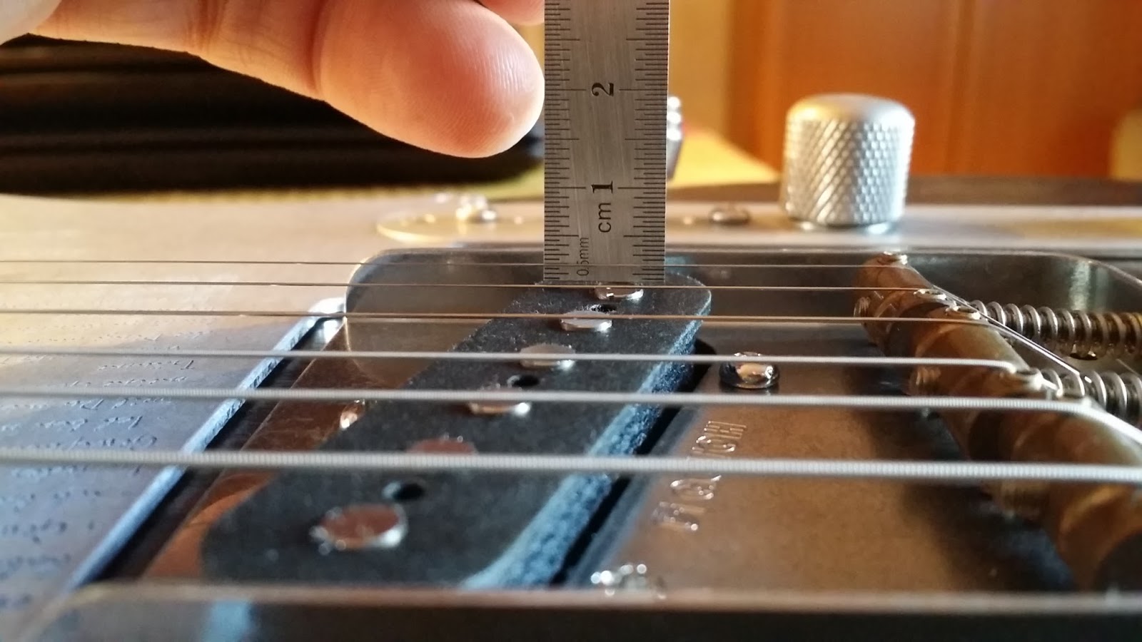 DIY Project Building a Partscaster Electric Guitar Adjusting the