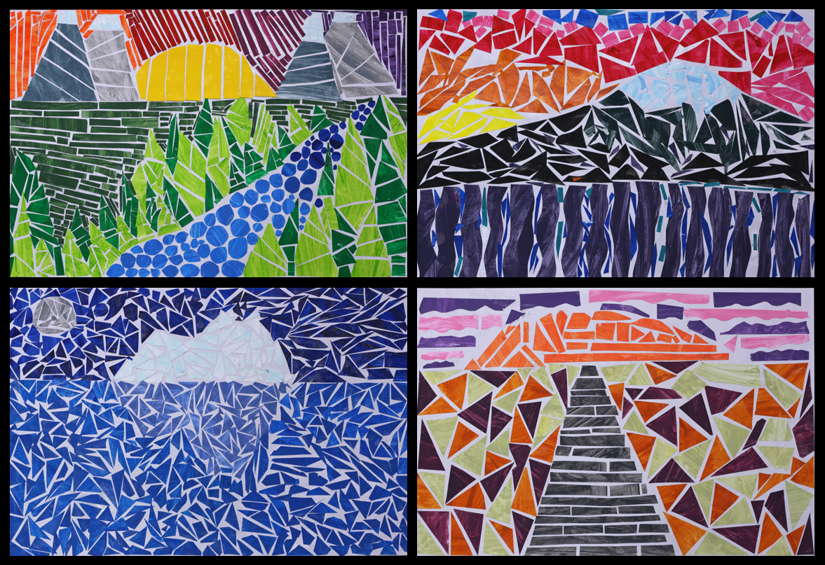 Art With Mr Hall: Mosaic Landscapes