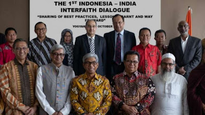Indonesia-India Sepakat, Perdamaian Bisa Dicapai Lewat Dialog Lintas Agama