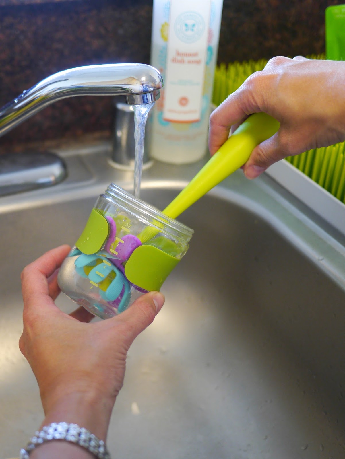 Boon Forb Soap Dispensing Bottle Brush