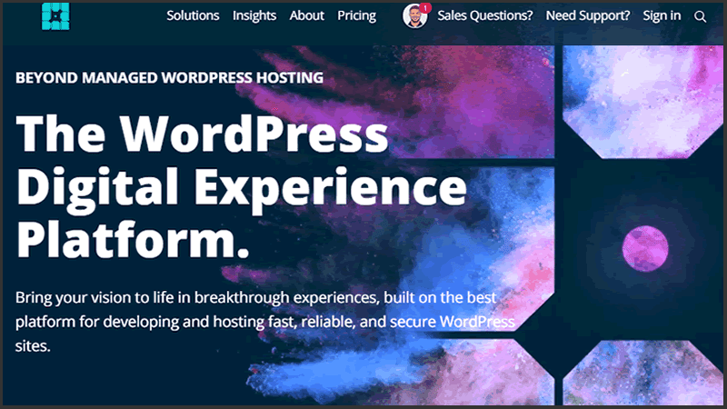 Power your wordPress sites with WP Engine