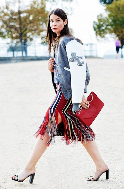 WHISPER blog: FRANJAS #franjas #look #modaderua #couro #passarela #desfile #estilo #fringes #outfit #streetstyle #catwalk #runway #style #blog