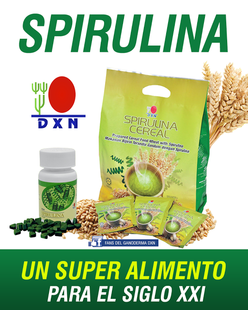SPIRULINA,,,,SUPER ALIMENTO DXN RONALD Spirulina / Ganoderma / Noni