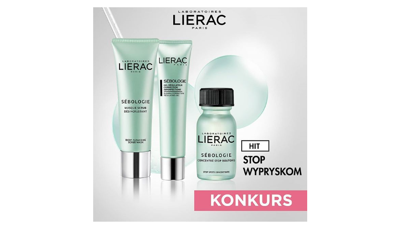 Wygraj zestaw kosmetyków Lierac Sebologie Konkurs