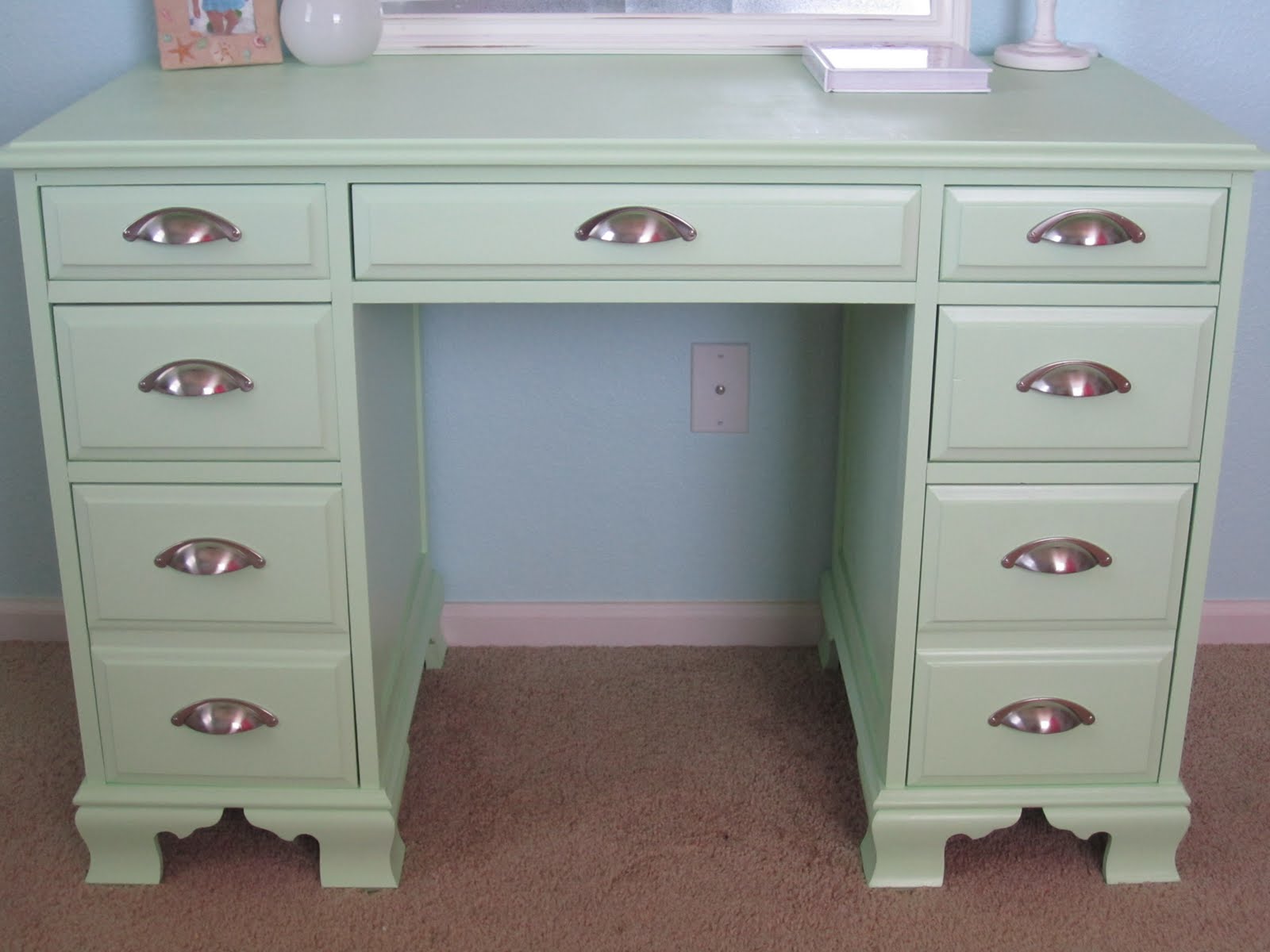 Just Another Day In Paradise {Retro} Desk and Chair Makeover