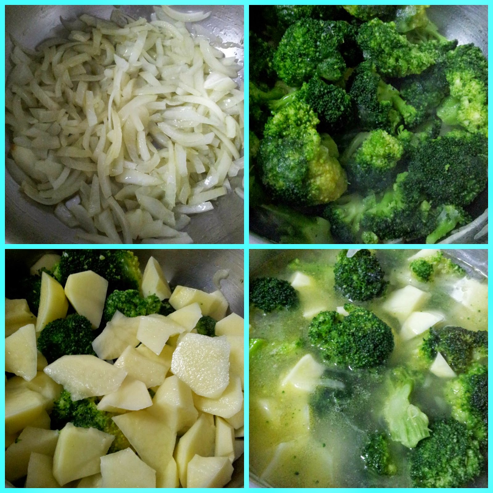 Crema de brócoli con queso parmesano y aceitunas negras Las recetas