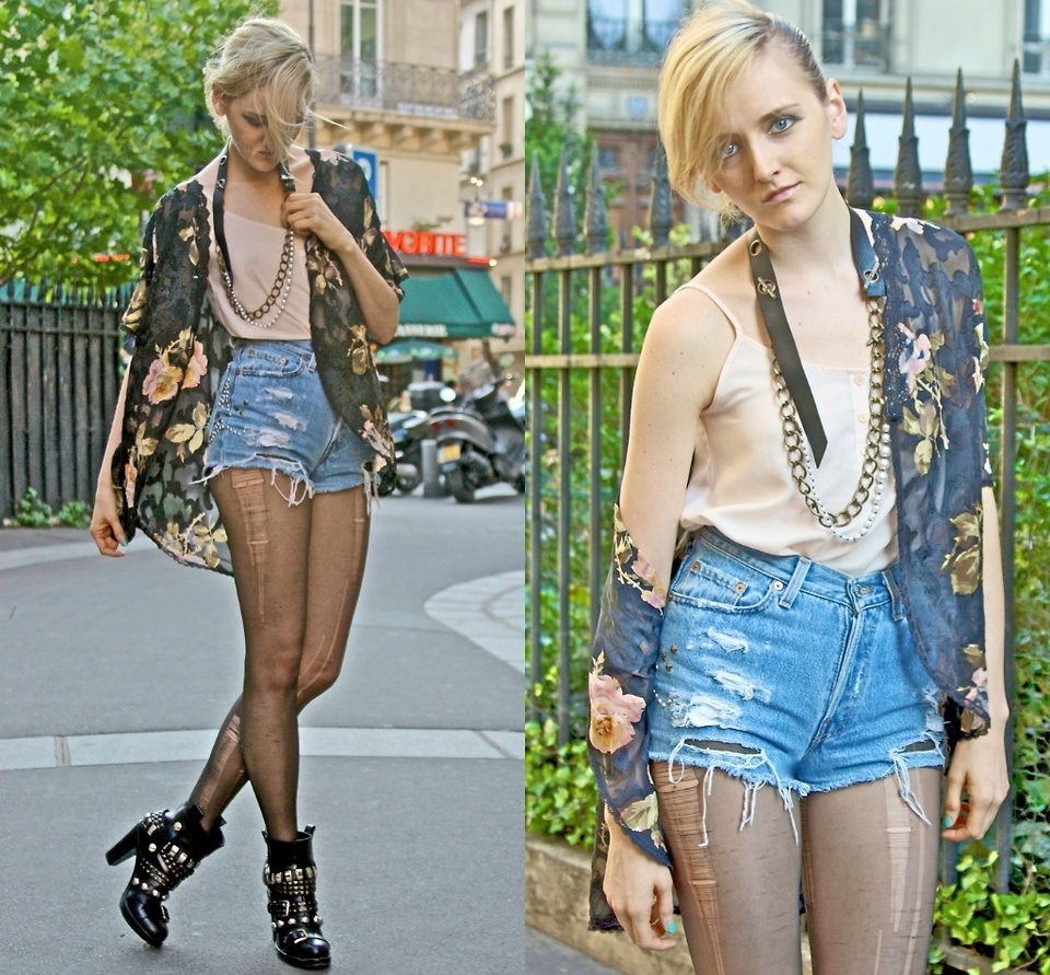 80s shorts outfit