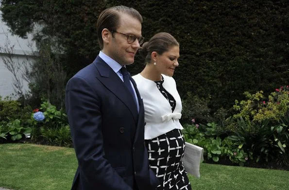 Crown Princess Victoria of Sweden and Prince Daniel of Sweden attended an informal meeting with representatives of Colombian women's organizations at the NGO 'Ruta Pacífico de las mujeres' headquarter