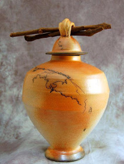 Horsehair Pottery - Jo Priestly - Vessel