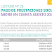 LISTADO Nº 28 PAGO DE PRESTACIONES SOCIALES ABONO EN CUENTA AGOSTO 2017 