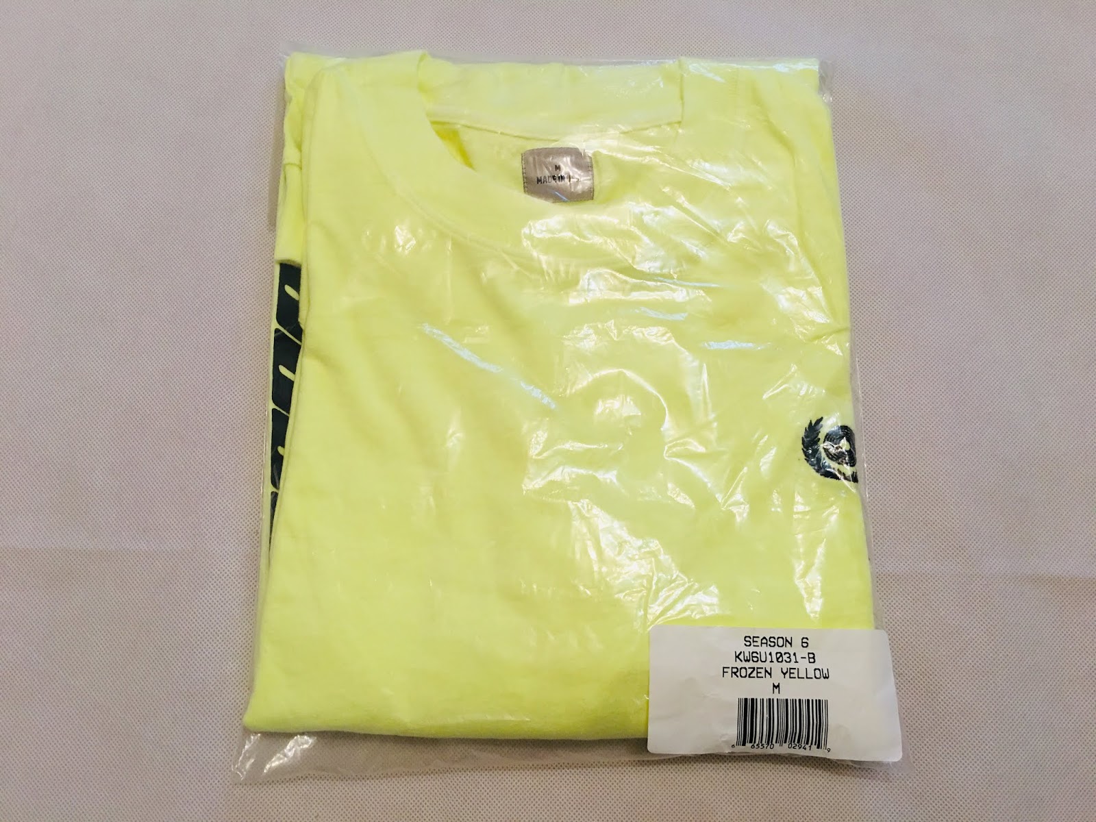 Biggest streetwear, and fashion clothing brands photo video reviews blog: Season Calabasas Frozen Yellow Longsleeve T-shirt Review