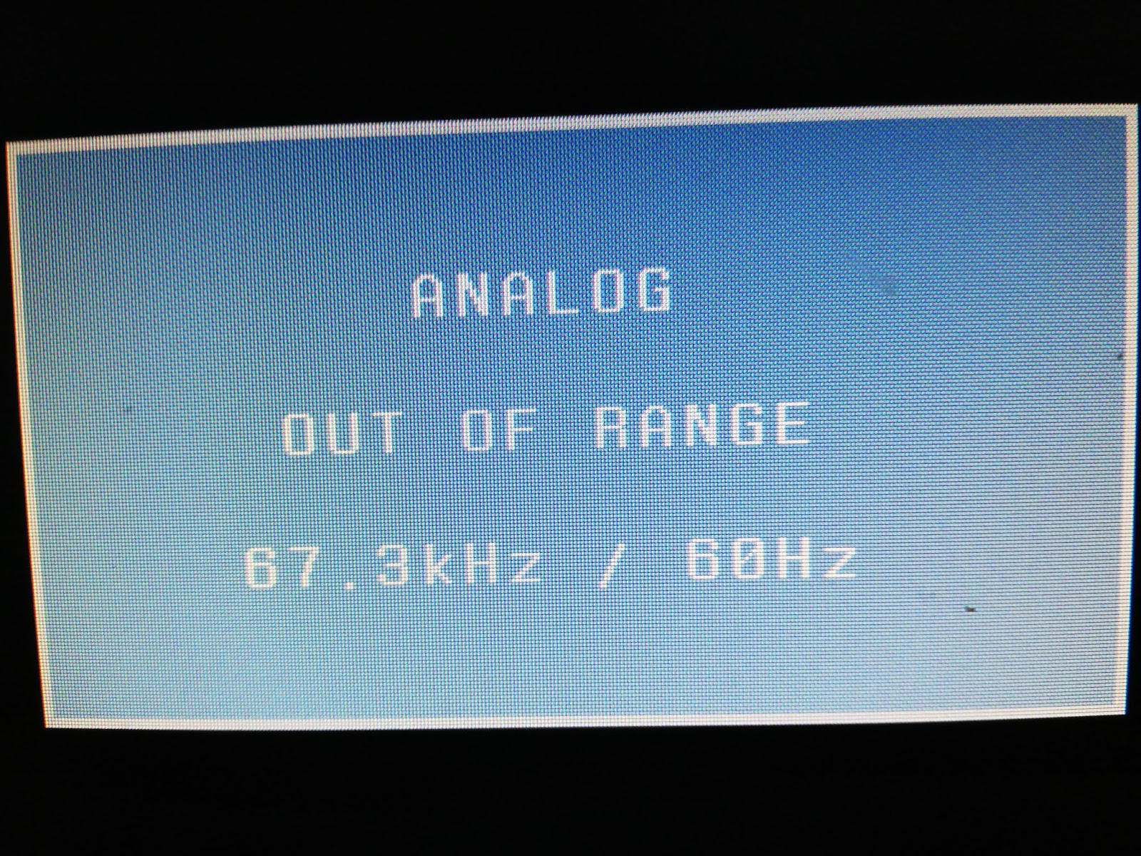 ظهور رسالة Input Signal Out Of Range Risala Blog