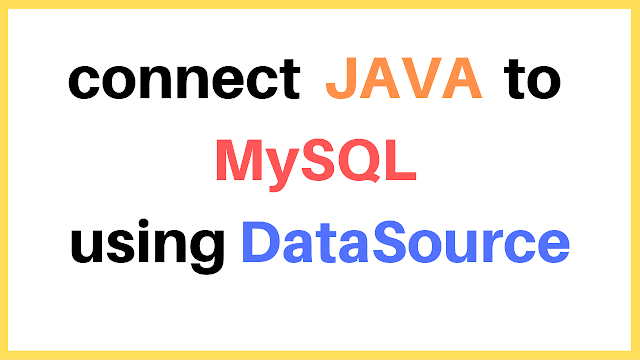 Connect Java To MySQL Database