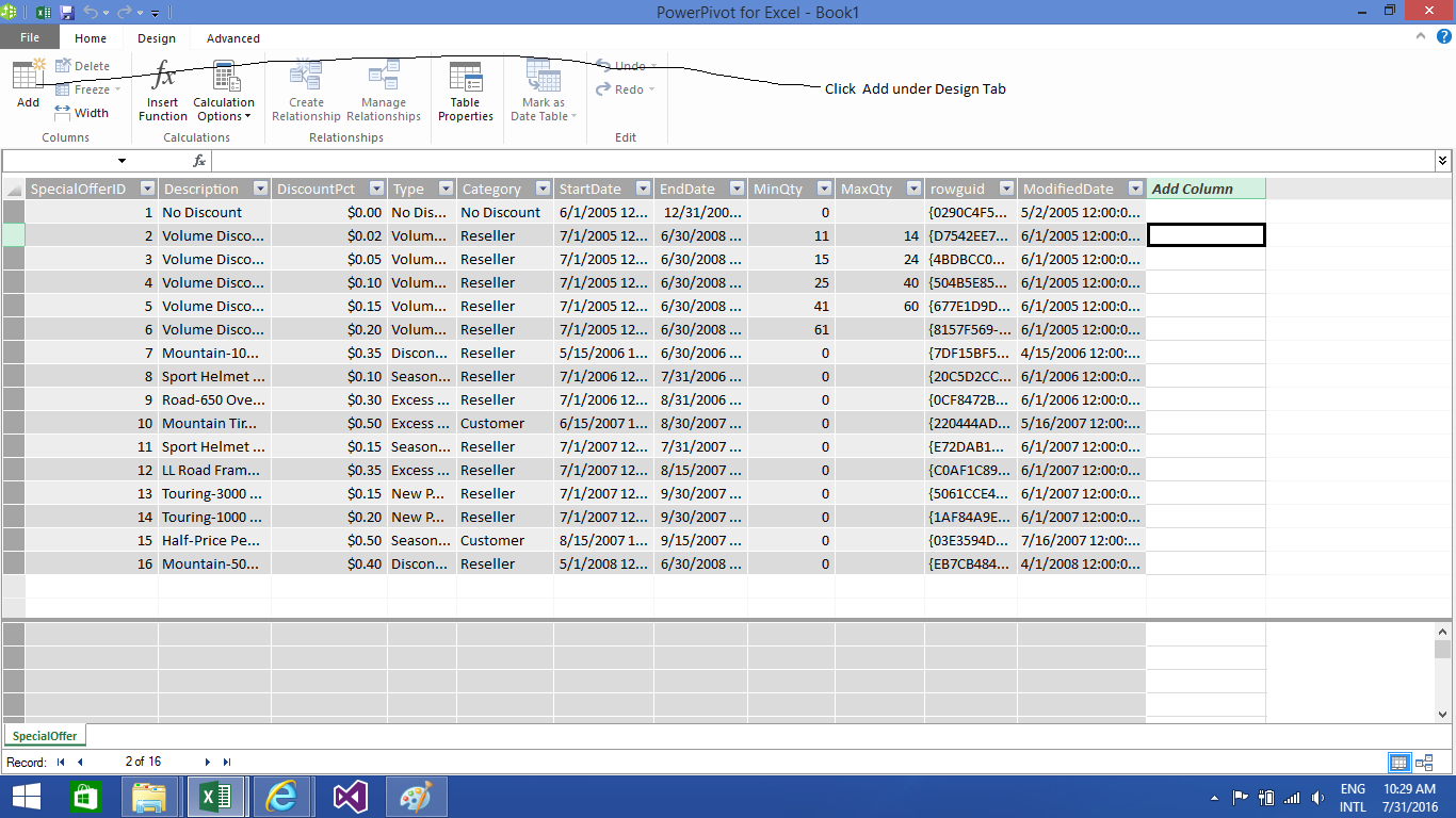 Micorsoft PowerBI Clinic Create a Simple Calculated Column in Power