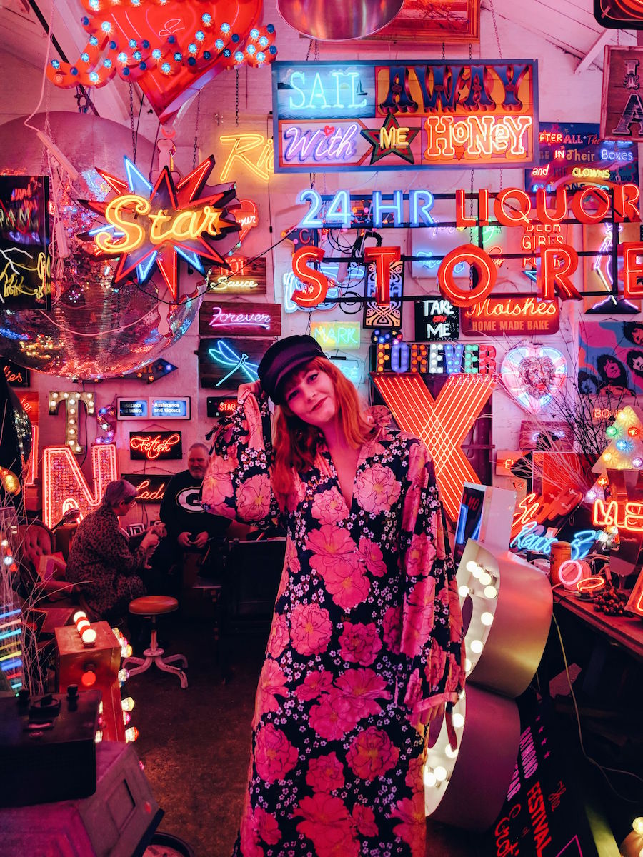 Travel blogger, Leigh Travers, visits God's Own Junkyard in Walthamstow