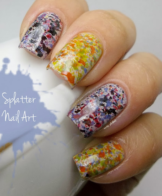 Splatter Nail Art