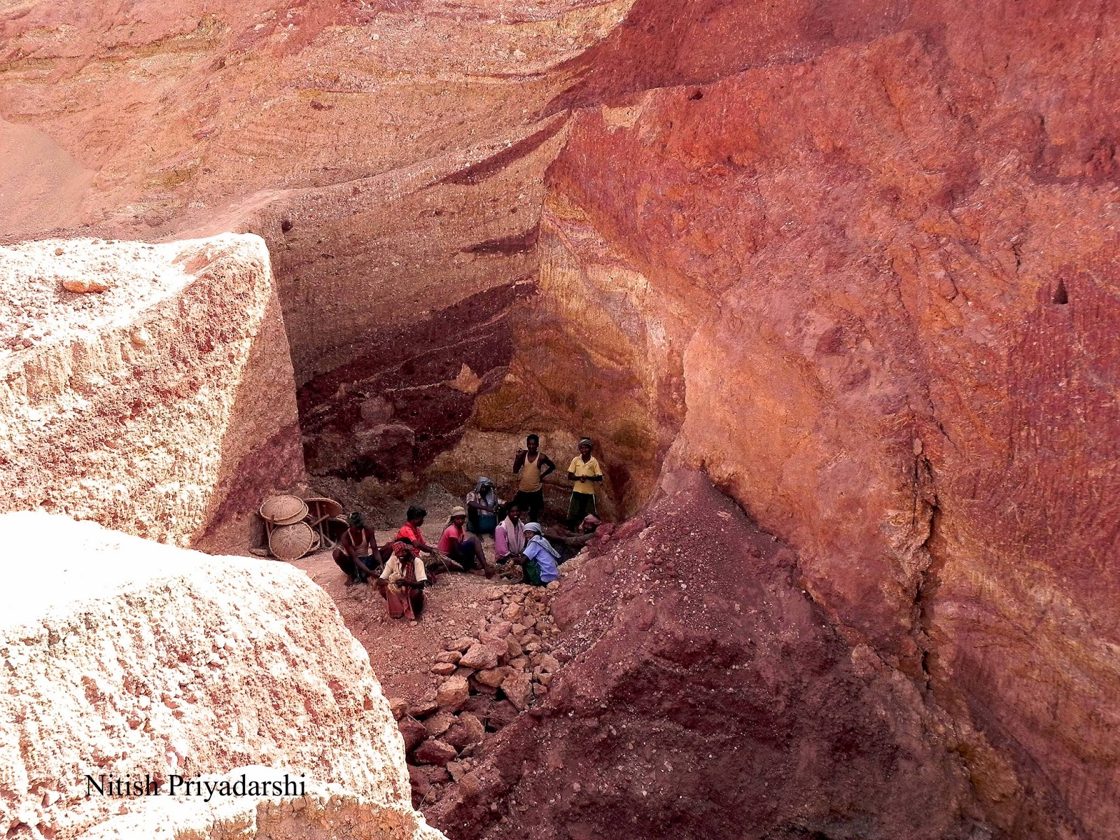Environment and Geology Fuller’s earth mining in Pakur district in