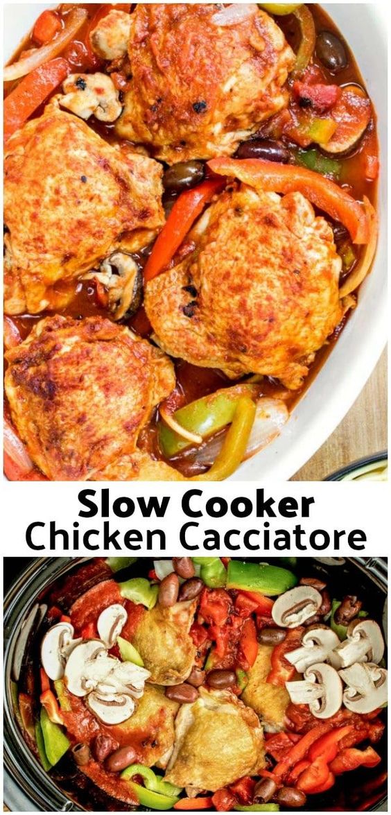 Slow Cooker Chicken Cacciatore THEATER KITCHEN
