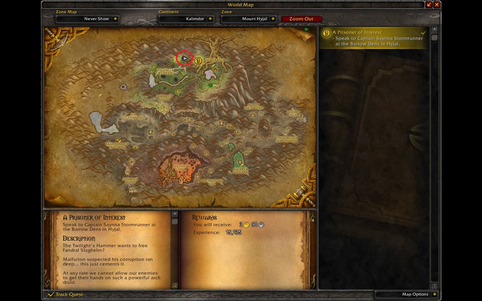 Random WoW How To's Prisoner of Interest WoW Mount Hyjal
