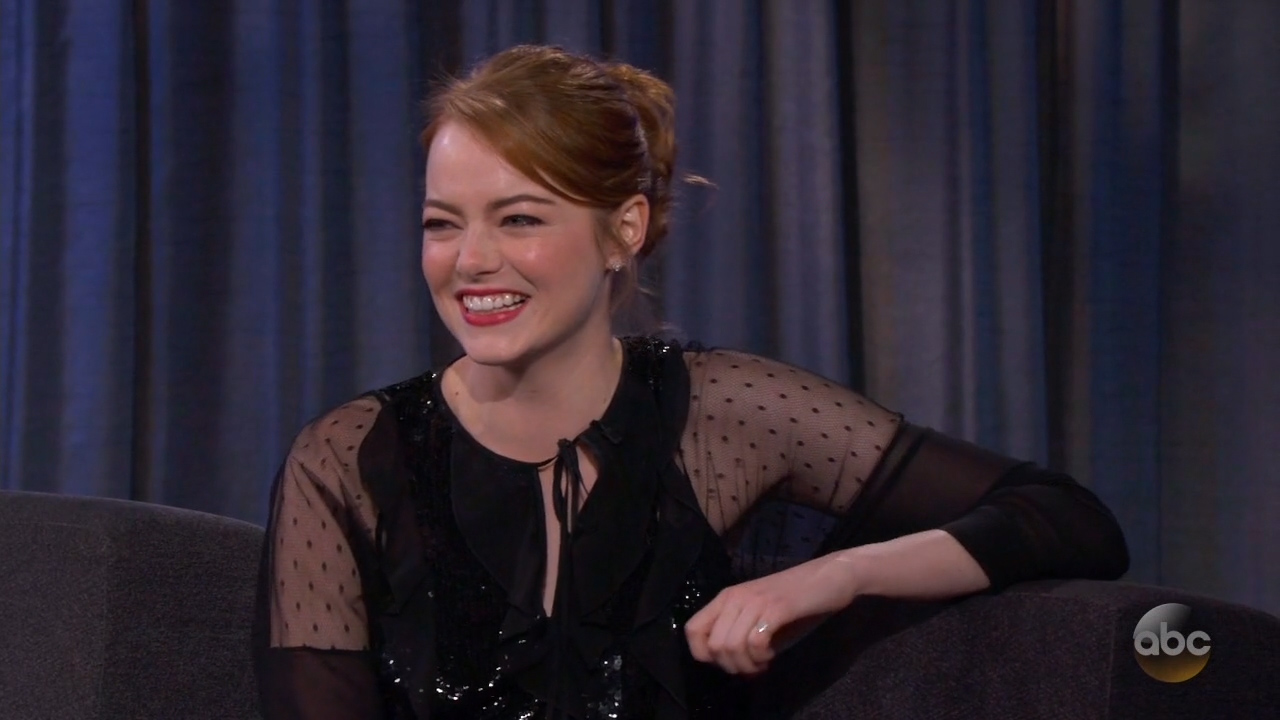 TVDeSab: Emma Stone - Jimmy Kimmel Live! 02/06/2017
